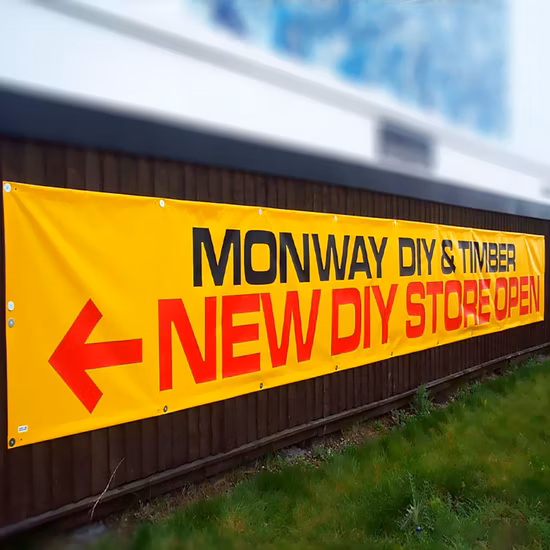 옥외 인쇄용 PVC 메쉬 플렉스 배너