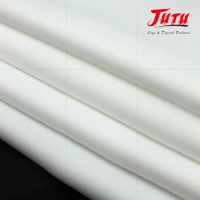 백라이트 광고를 위한 긴 수명을 갖춘 Jutu 18, 25, 30m 길이의 인쇄 가능한 직물
